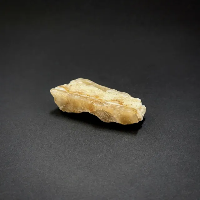 Hokkaidoite slice 2C08 in daylight (8/9) — 5.3 × 2.4 × 1.2 cm, Hokkaido, Japan · Kitsune Mineral